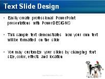 Friendly Pets PowerPoint Template text slide design