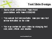 Business Solutions Scrabble PowerPoint Template text slide design