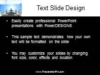 Cloud Solution PowerPoint Template text slide design