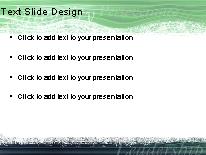 Core Values Green PowerPoint Template text slide design