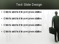 Get In Line PowerPoint Template text slide design