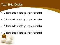 Golden Egg PowerPoint Template text slide design