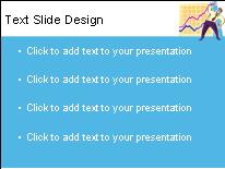 Hold On Graph PowerPoint Template text slide design
