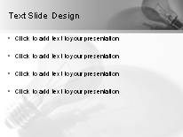 Idea Brainstorm Gray PowerPoint Template text slide design