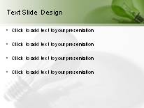Idea Brainstorm Green PowerPoint Template text slide design