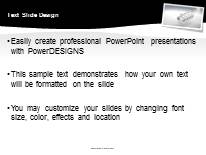Keeping The Momentum PowerPoint Template text slide design