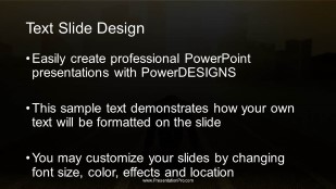 Starting Position Widescreen PowerPoint Template text slide design