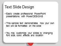 Stepping Out PowerPoint Template text slide design
