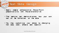 Support World Cloud Widescreen PowerPoint Template text slide design