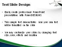 Yes No Maybe PowerPoint Template text slide design