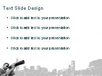 Avast Orange PowerPoint Template text slide design