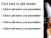 Blast PowerPoint Template text slide design