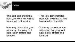 Book Process Automation Widescreen PowerPoint Template text slide design