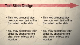 Business Maze Widescreen PowerPoint Template text slide design