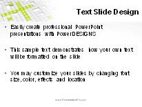 Business Solutions Scrabble PowerPoint Template text slide design