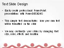 Celebrating Teamwork Red PowerPoint Template text slide design