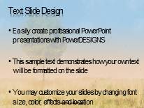 Change Of Seasons B Widescreen PowerPoint Template text slide design