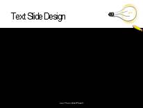 Creative Idea Widescreen PowerPoint Template text slide design