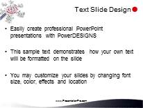 Finding Niche Red Color pen PowerPoint Template text slide design