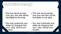 Fresh Ideas Widescreen PowerPoint Template text slide design