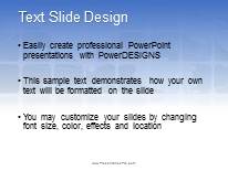 Global Data Grid PowerPoint Template text slide design