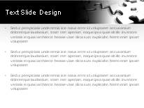 Golden Solution Silver PowerPoint Template text slide design