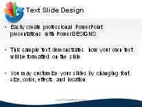 Growth Cycle Blue PowerPoint Template text slide design