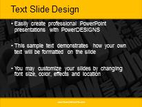 How Cluster PowerPoint Template text slide design