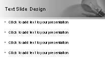 Idea Brainstorm Gray PowerPoint Template text slide design