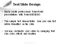 Success Growth Blue PowerPoint Template text slide design