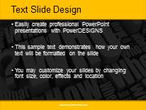 Who Cluster PowerPoint Template text slide design