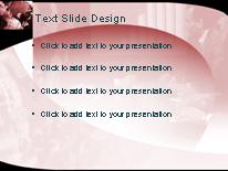 Annual Burgandy PowerPoint Template text slide design