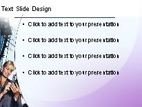 Buildingarc Purple PowerPoint Template text slide design