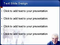 Business Grin PowerPoint Template text slide design