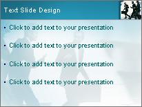 Business Walk PowerPoint Template text slide design