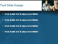 Consulting Group Blue PowerPoint Template text slide design