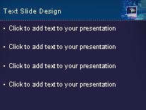 Ebusiness Chat PowerPoint Template text slide design