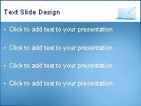 Envelope Perspective PowerPoint Template text slide design