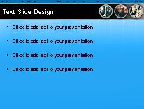 Finance2 Blue PowerPoint Template text slide design