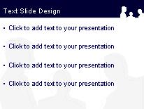 Handshake Outlines PowerPoint Template text slide design