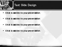 Hello2 Gray PowerPoint Template text slide design