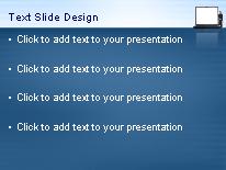 Laptop Blank PowerPoint Template text slide design