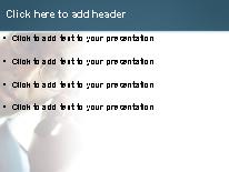 Listen PowerPoint Template text slide design