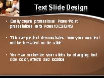 Meet And Discuss PowerPoint Template text slide design