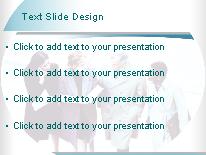 Meeting On The Move PowerPoint Template text slide design