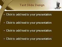 People Puzzle PowerPoint Template text slide design