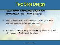 Solution In Hand PowerPoint Template text slide design