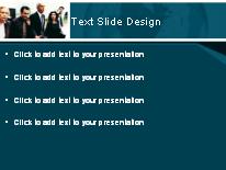 The Company Blue PowerPoint Template text slide design