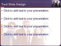 Walk Discuss PowerPoint Template text slide design