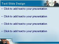 Work Break PowerPoint Template text slide design